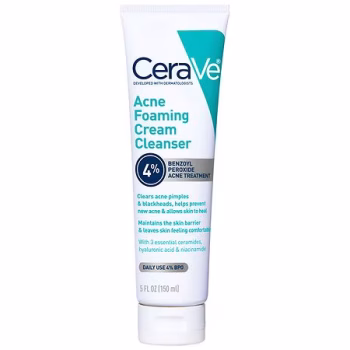Cerave acne foaming cream wash چارەسەرکردنی زیپکە
